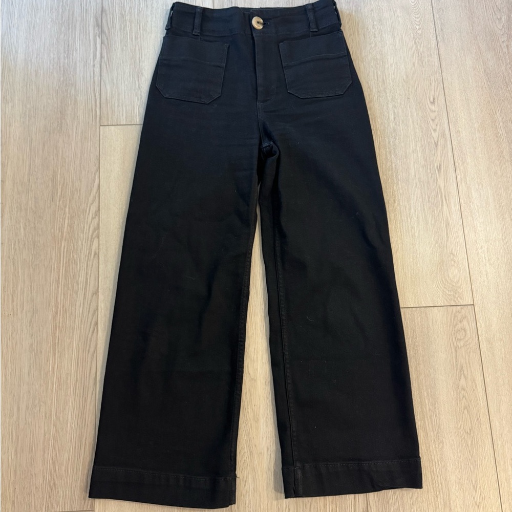 Anthropologie Maeve The Colette Magic Fabric Crop Wide-Leg Pants